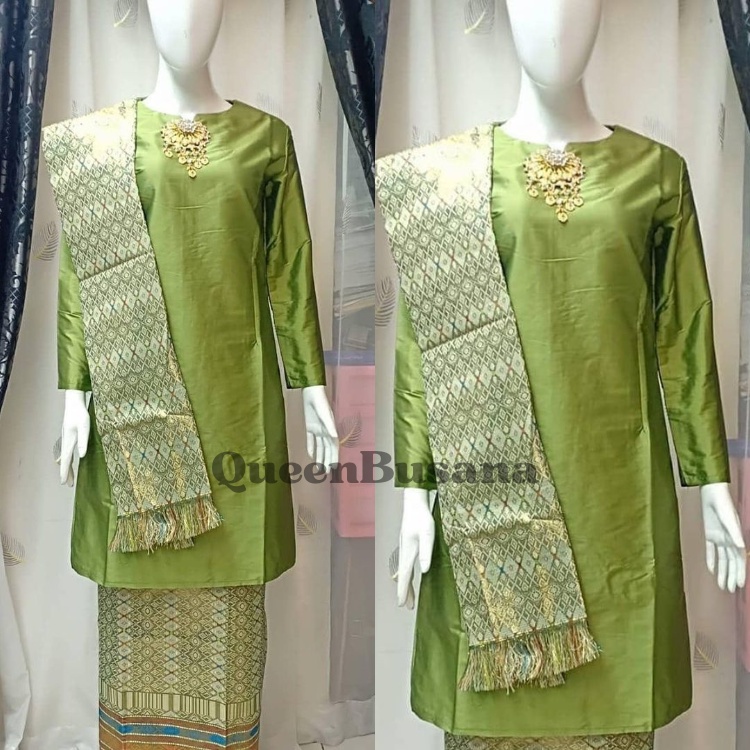BAJU KURUNG SONGKET SELENDANG / KEBAYA KURUNG SONGKET / BAJU KURUNG SITI NURBAYA / SET KEBAYA KURUNG
