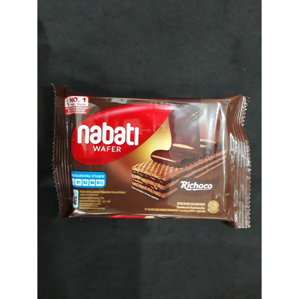 

NABATI WAFER KRIM COKELAT 39GR