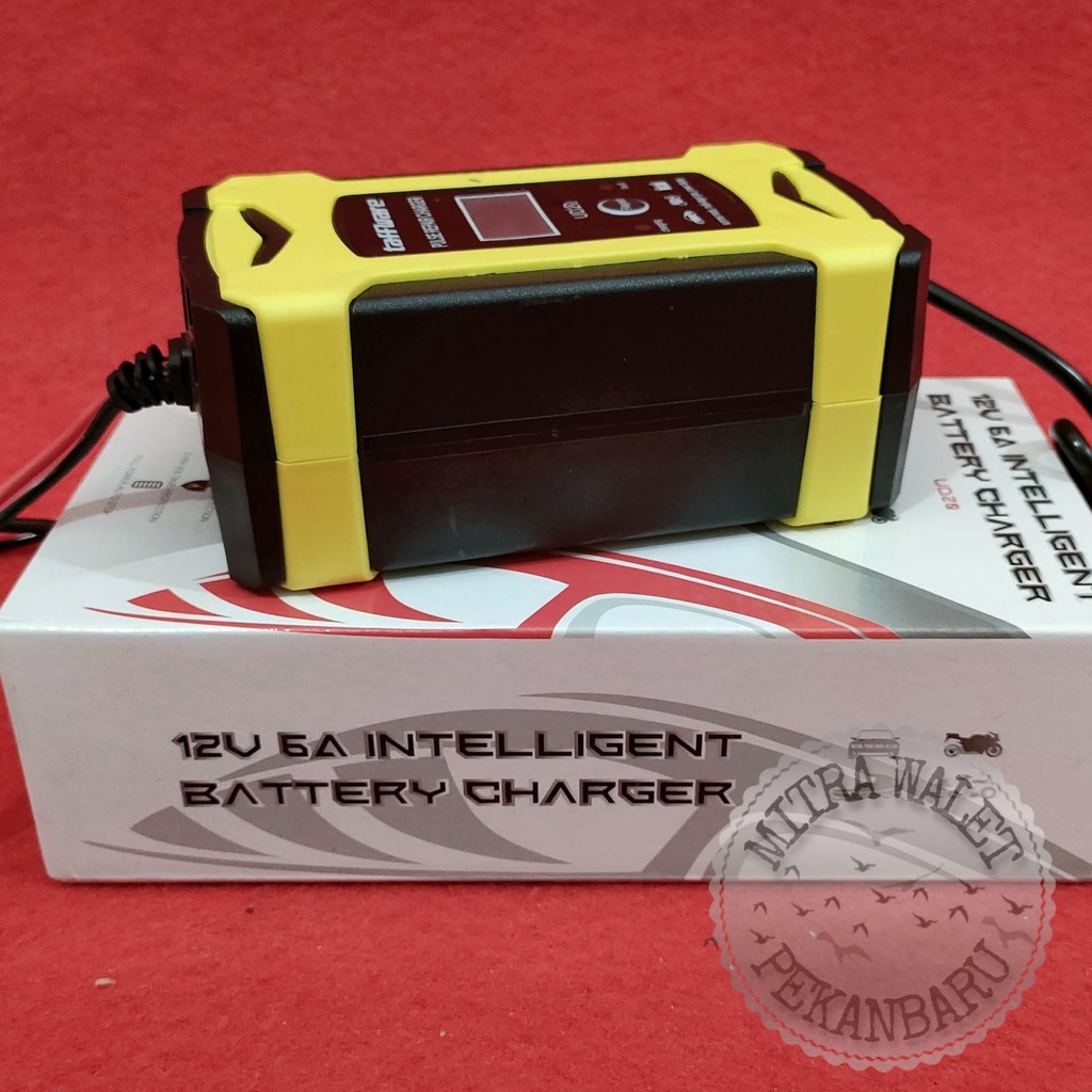 TAFFWARE 12V 5A INTELLEGENT BATTERY CHARGER, CAS AKI, CAS ACCU