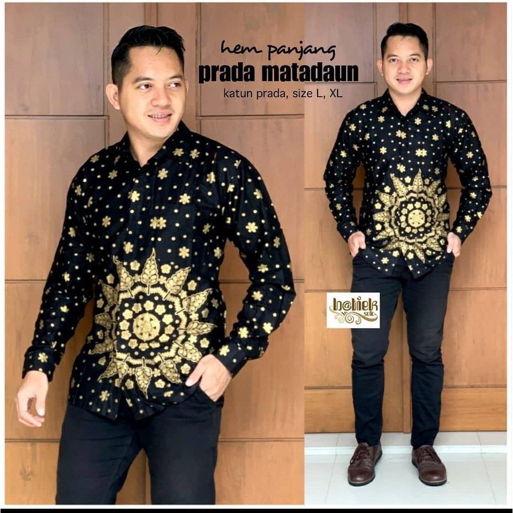 TERBARU Couple sweet || couple batik ayah dan anak cowok BATIK PRADA MATAHARI