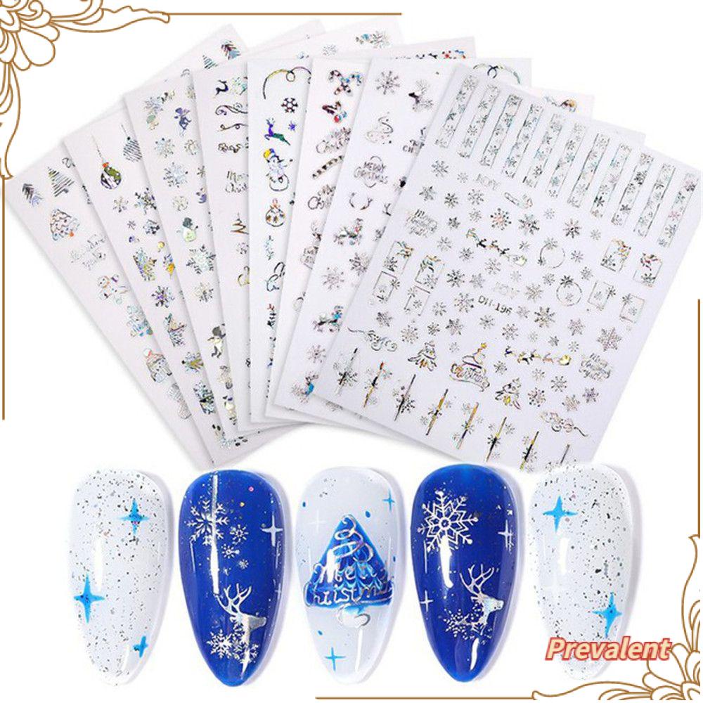 Preva Stiker Kuku Wanita Nail Tips Kuku Nail Art Dekorasi Elk