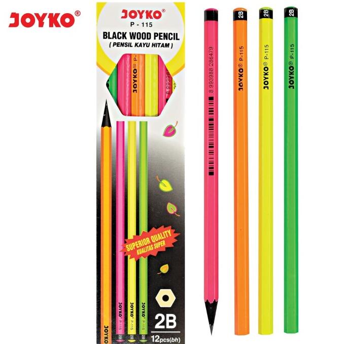 

Pencil / Pensil Joyko P-115 / 2B / 1 BOX 12 PCS