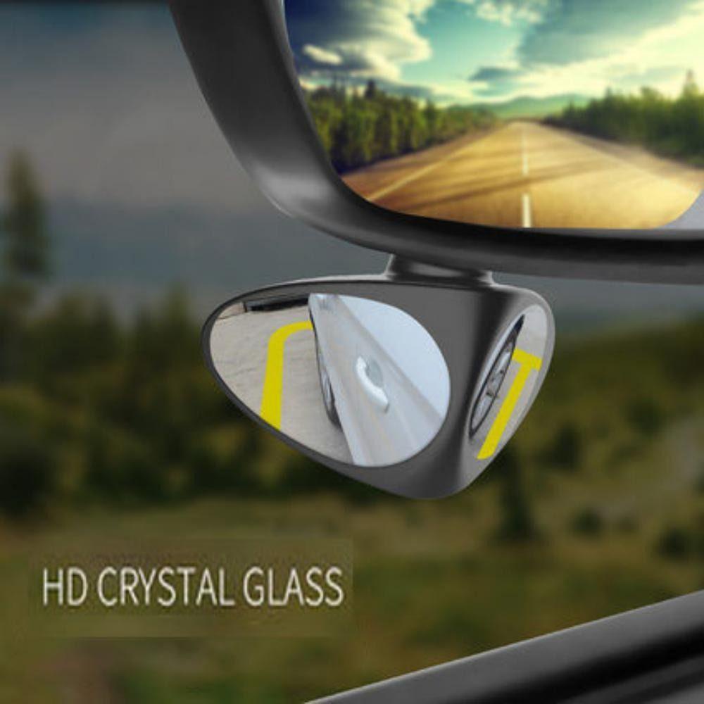 Preva 1buah Blind Spot Convex Mirror Adjustable Parkir Spion Belakang Yang Dapat Diputar Cermin Samping Mobil