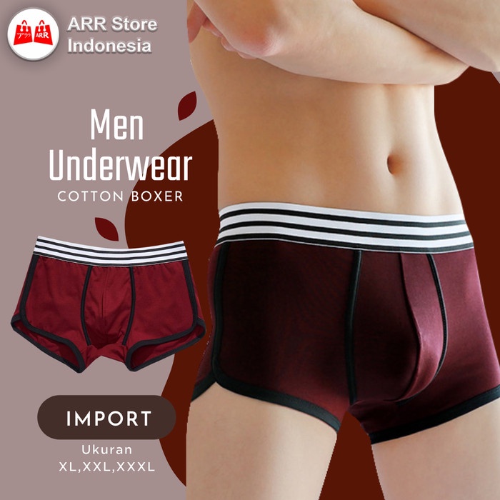 Boxer Pria Celana Dalam CD Underwear CD Boxer Briefs Pria Import