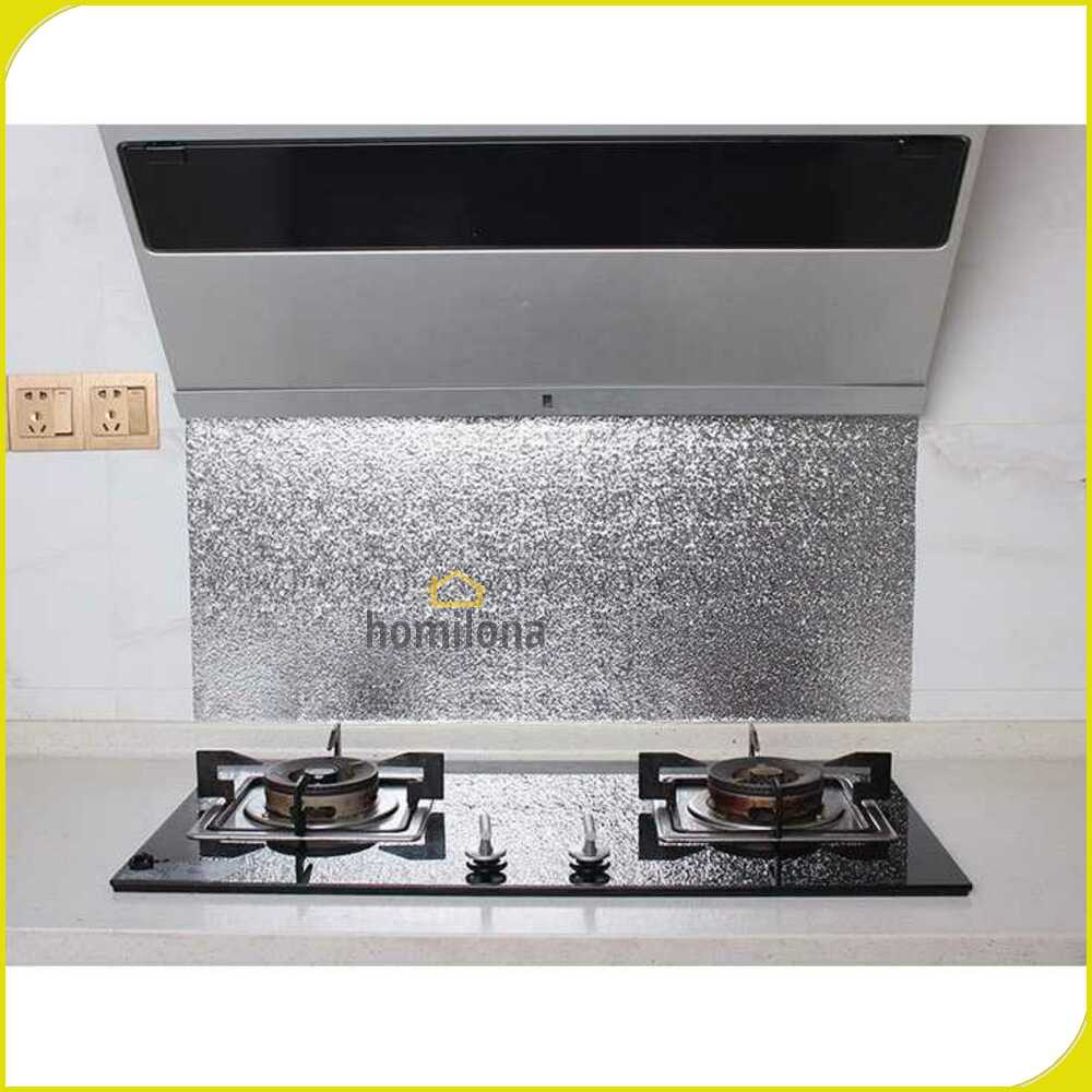 AWOO Wallpaper Aluminium Foil Anti Minyak Waterproof 100x60 cm - YK-292