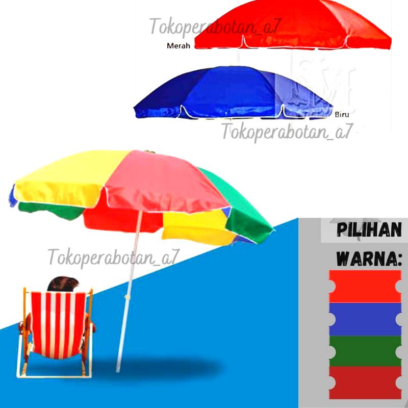 Payung pantai/payung jumbo/payung jualan/payung tenda/payung jualan keliling