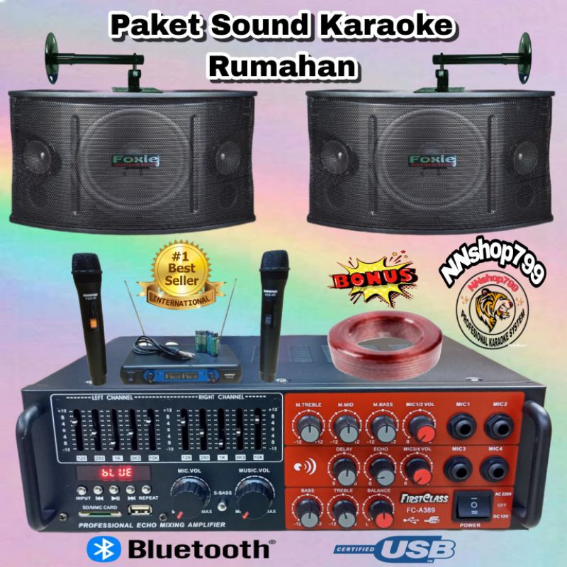 Paket Sound System Karaoke Rumahan / Professional Karaoke Sound System