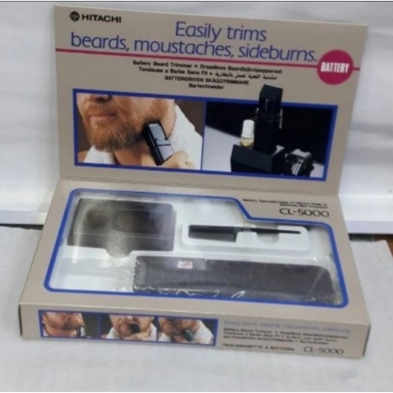 HITACHI BATTERY SHAVER TRIMMER CL 5000 ALAT CUKUR