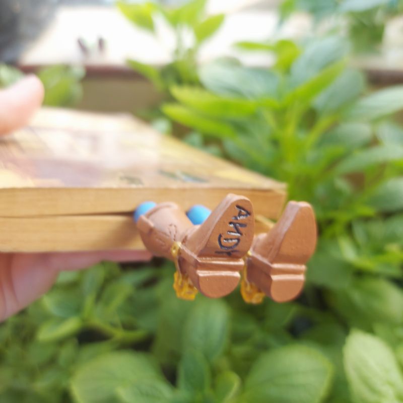 

resin bookmark with jumbo paperclip WOODY AND BUZZ TOY STORY