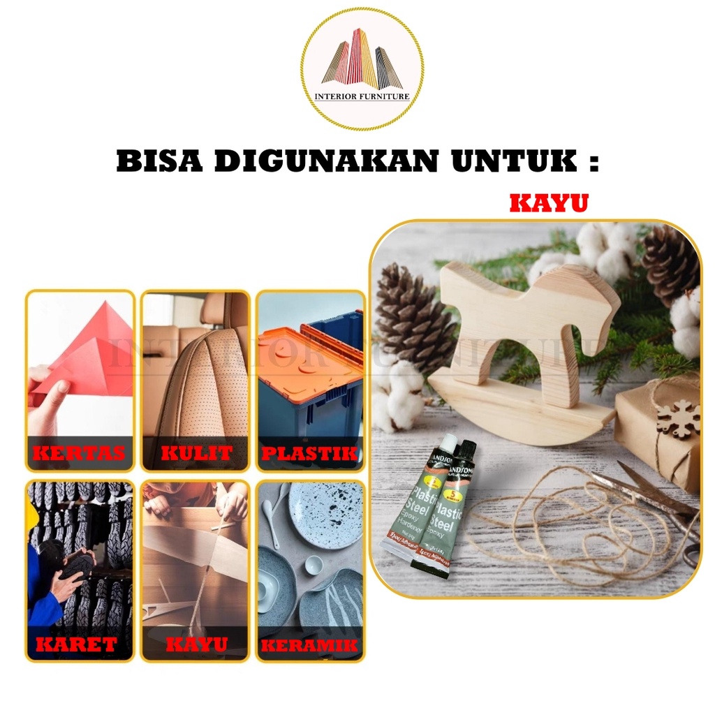 LEM BESI EPOXY / Lem Serbaguna / Lem multifungsi 5 MENIT