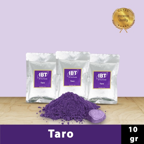 

Bahan Makanan Serbuk Bubuk Kue Taro Talas Jepang IBT Pure Powder Murni Sachet