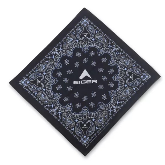 bismillahEIGER ap   UNION PAISLAY 1.1 BANDANA buff mask - blk - blk