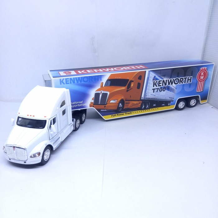 DIECAST MINIATUR TRUCK KENWORTH CONTAINER TRAILER TRUK GANDENG OLENG