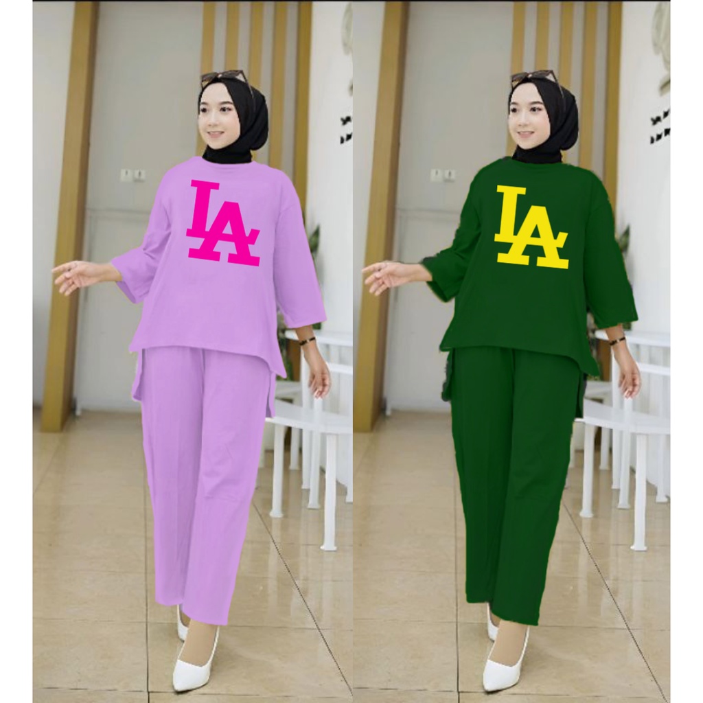 Setelan Tunik Muslim LA/ Blouse Wanita