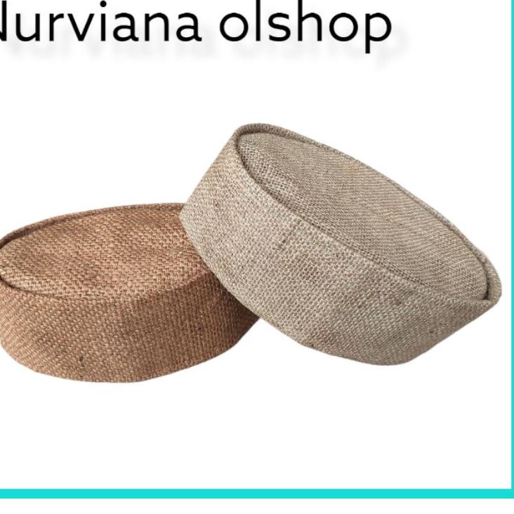 READY STOCK Peci goni/kopyah goni/songkok karung goni/peci anak/songkok dewasa/peci murah ღ 891