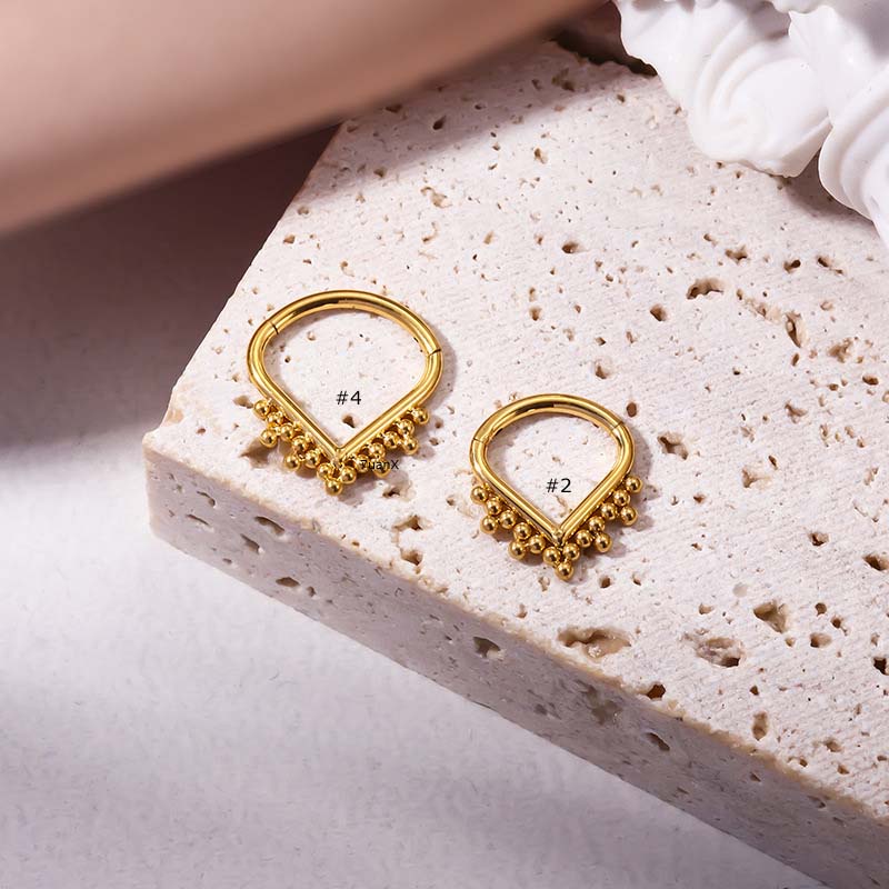 1 Buah G23 Baja Titanium Helix Tindik Hidung 16Gauge Lobe Earring Clicker Tragus Unisex Perhiasan Tubuh