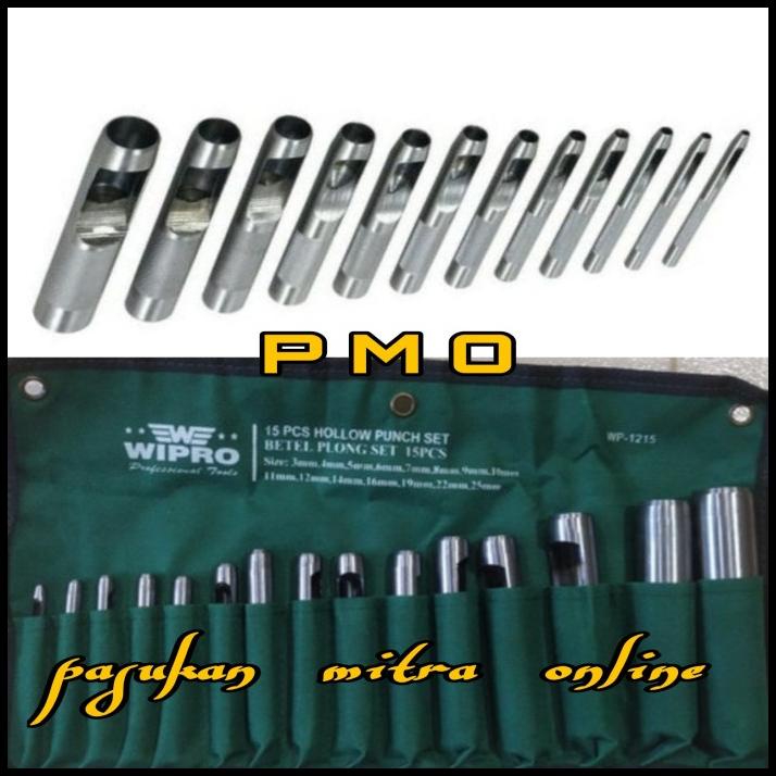 

Promo Jual 12 Pcs Wippro Holow Punch - Alat Pembolong Gasket Kulit Plong