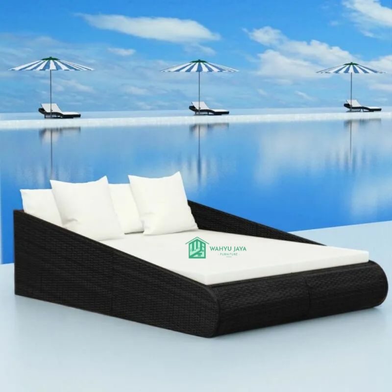Daybed Rotan Sintetis Modern