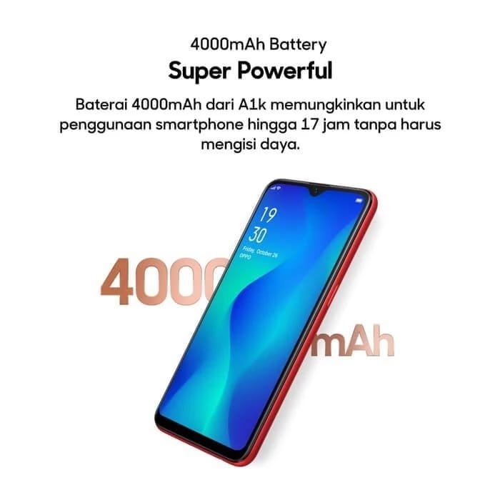 Handphone OPPO A1K RAM 6/128 GB  Hp Smartphone 99% Baru