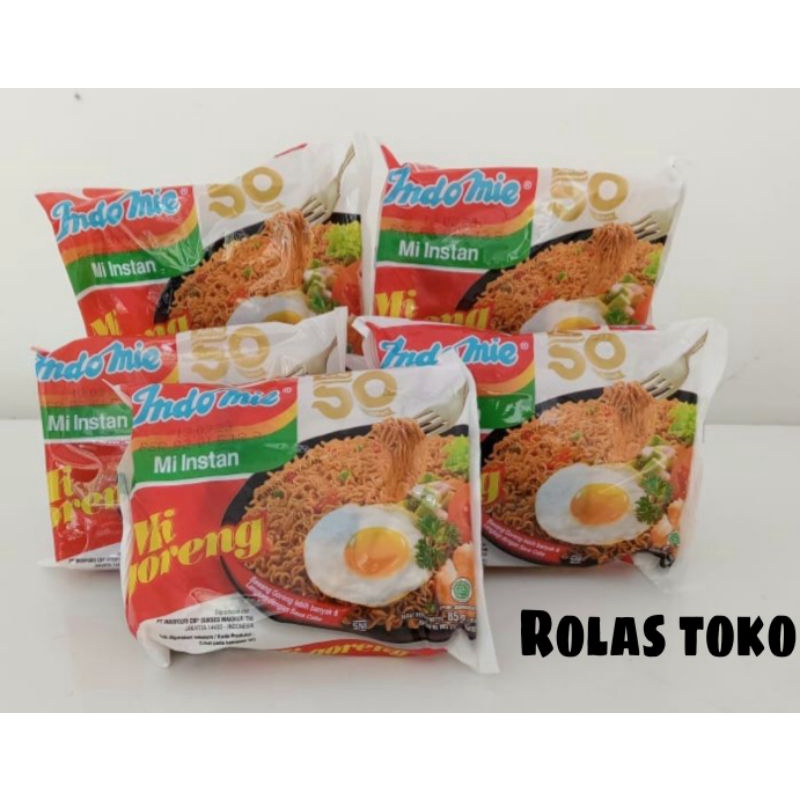 Jual INDOMIE - Mie Instan Goreng 85g (5PCS) | Shopee Indonesia