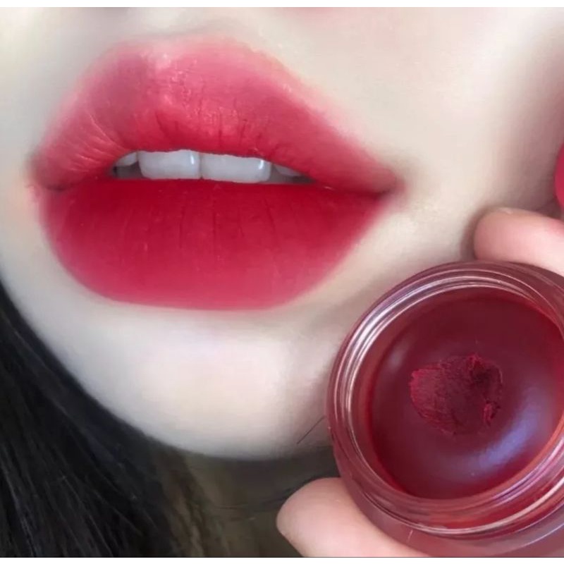 4 Warna Lip Gloss Kaleng Berkilau, Lipstik Pelembab Kristal Lapisan Kaca, Lip Gloss Padat, Lipstik Matt, Makeup Korea Tahan Lama