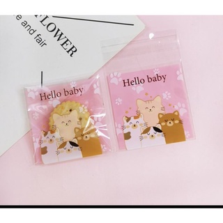 plastik cookies lucu 10x10 100pcs plastik cookies kekinian