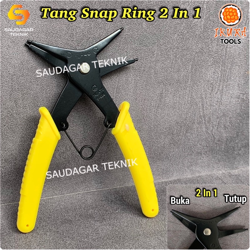 Tang Snap Ring 2 Fungsi Buka Tutup Snap Ring Pliers 2 In 1