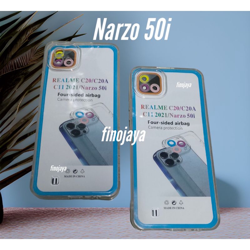 Softcase Narzo 50i Silikon Casing Case Bening Transparan Pelindung Pro Camera