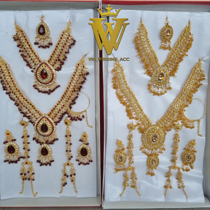 Kalung india set Bridal