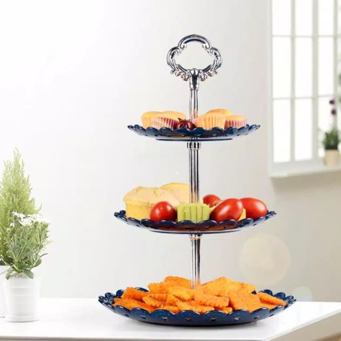 Bmn Tempat Kue Tingkat Rak Piring Sajian Kue Prasmanan Pesta Gaya Eropa