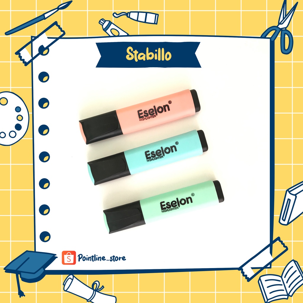 

Stabilo Eselon / Vanco Warna Pastel / Stabilo Warna Warni Eselon / Eselon