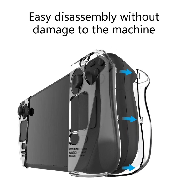 Zzz Console Cover Pelindung Dengan Kickstand Housing Skin Dengan Bracket Untuk Steam Deck