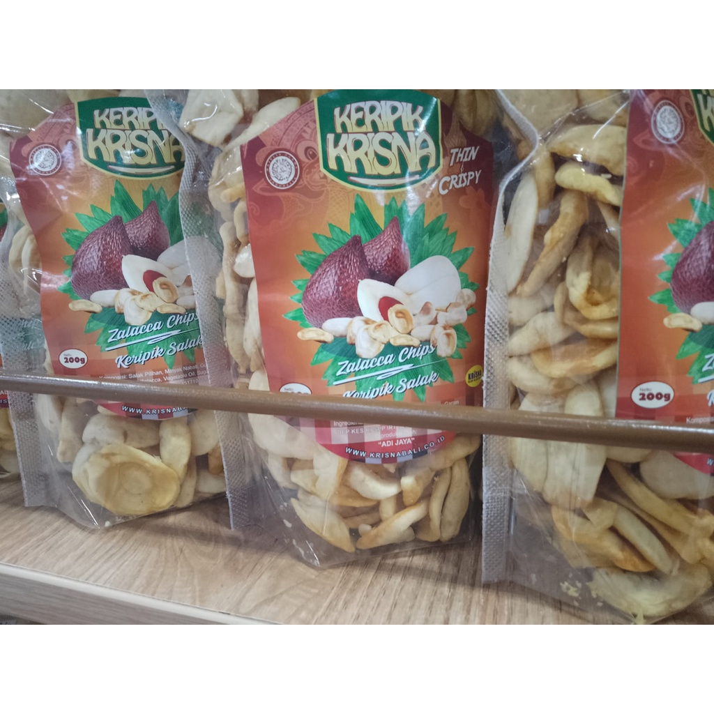 KERIPIK SALAK KRISNA 200GR ASLI KHAS BALI HALAL