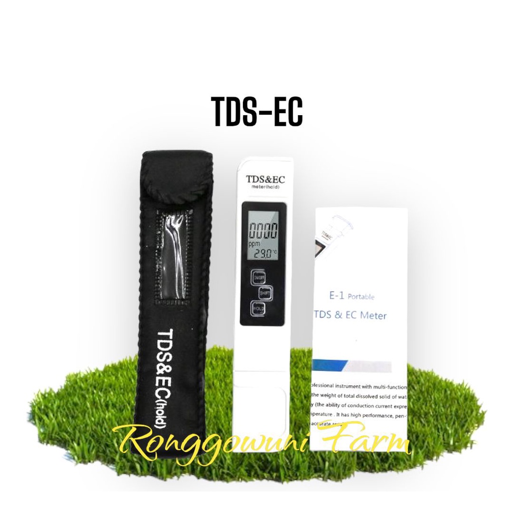TDS Meter 4 Digit Alat ukur PPM dan EC Meter