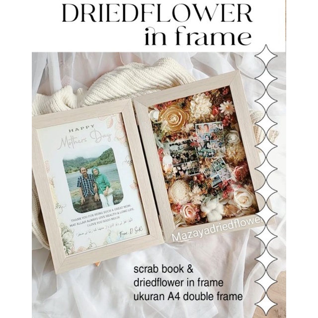 scrab book PREMIUM DRIED FLOWER