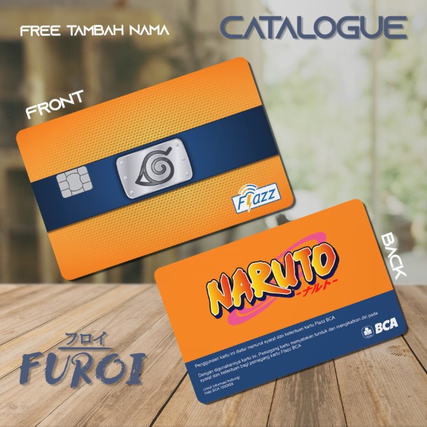 Custom Flazz BCA | Custom Emoney Mandiri | Naruto Headband