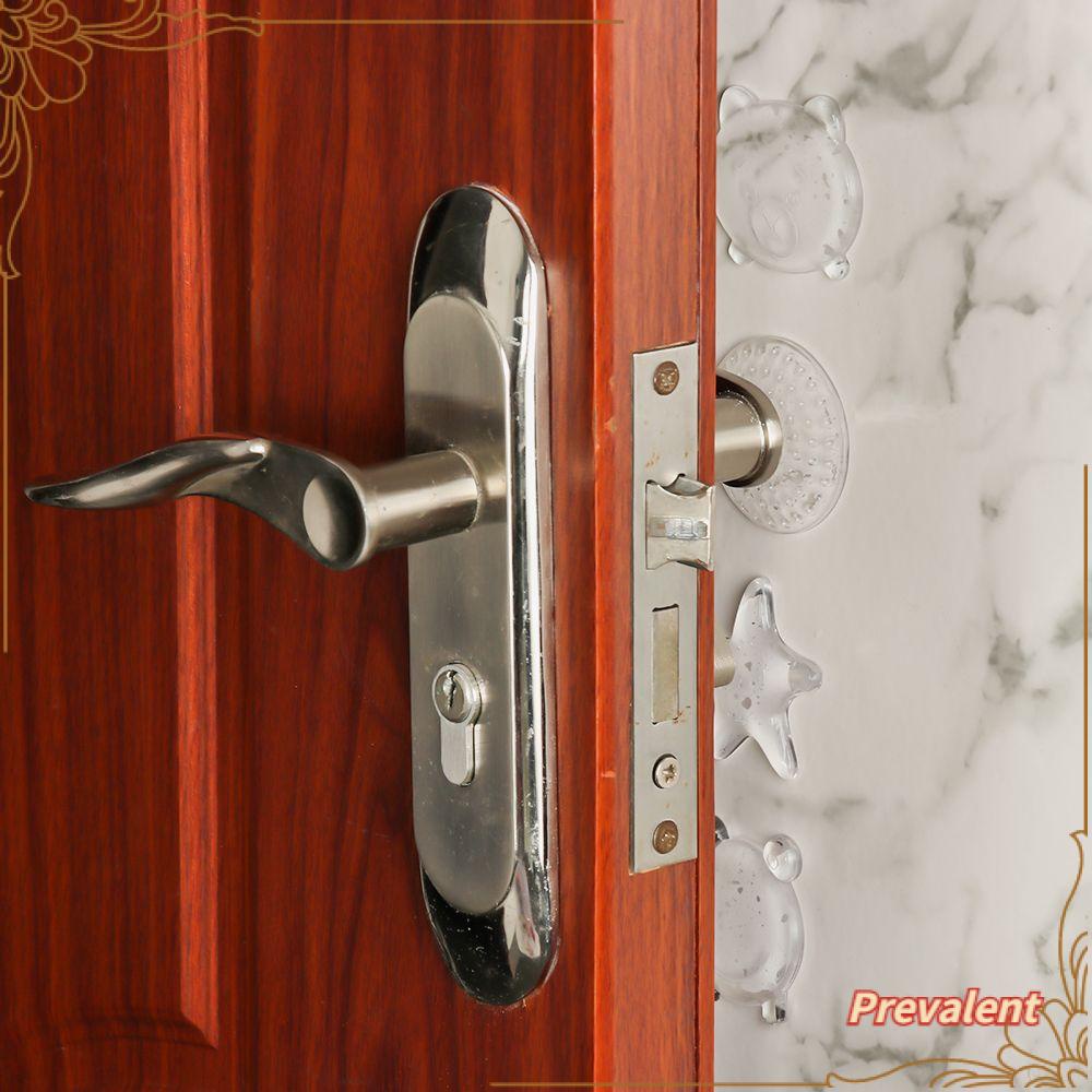 Preva Door Stops Waterable Wall Stiker Proteksi Transparan Shockproof