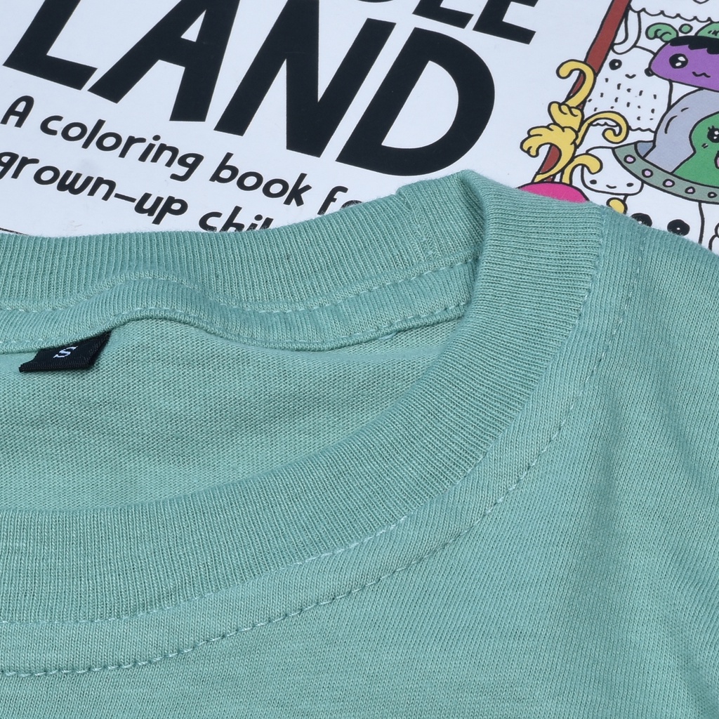 Joy Kids Baju Kaos Atasan Anak Polos Kantong Unisex Cowo Cewe Premium Cotton Warna Terbaru