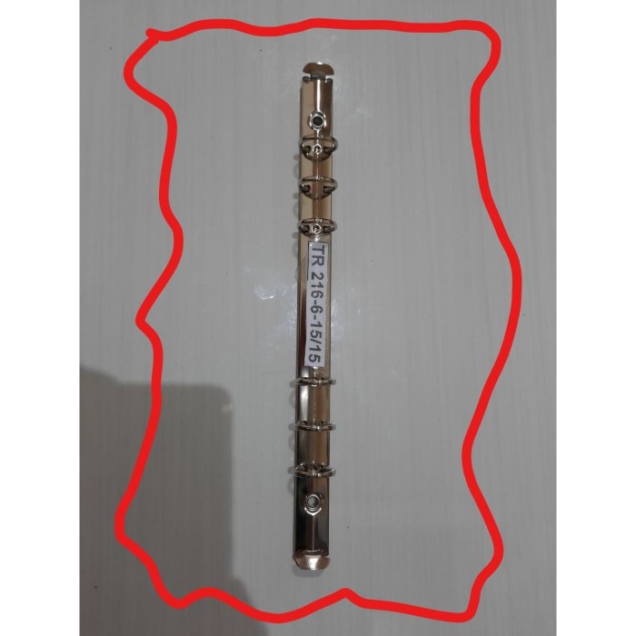 

RING MEKANIK BINDER 220-6-15 AGENDA RING 6 LOBANG BENTUK BULAT