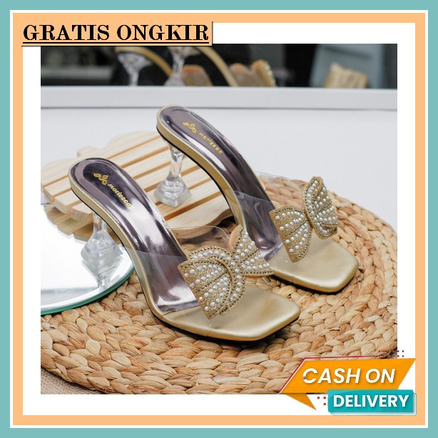 Heels Remaja Hits Kekinian Sepatu Hak Tinggi Wanta Heals Bridesmait Model Terbaru Sendal Jinjit Ibu2