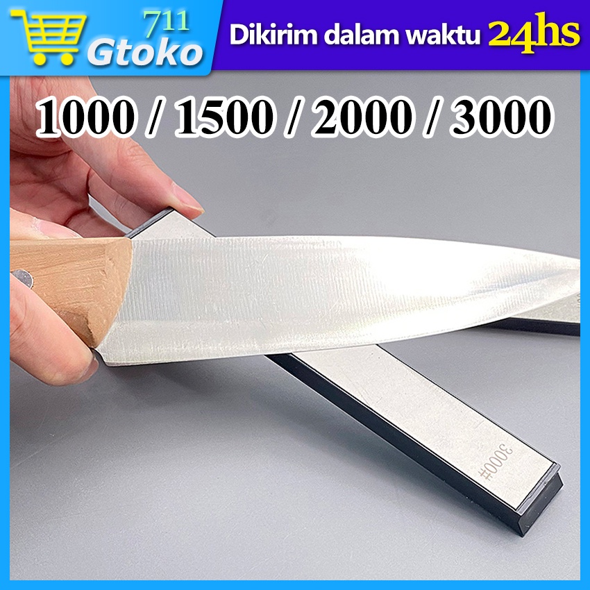 Ready Stock Diamond Sharpening Plate Grit 1000 / 1500 / 2000 / 3000 Pengasah Plat Intan Batu Asah