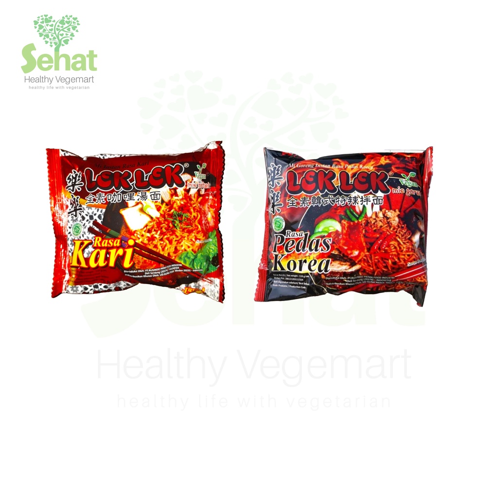 

Mie Lek Lek Pedas Korea / Mie Lek Lek Tomyum / Mie Instan Vegetarian