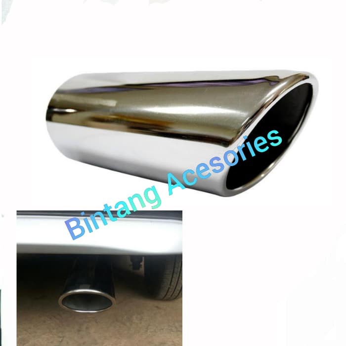 Knalpot Mufler Ujung Knalpot Mobil Grand New Innova Old Model Miring