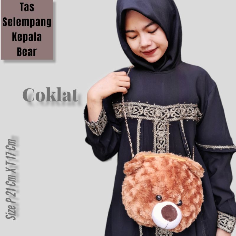 TAS SELEMPANG KEPALA BEAR