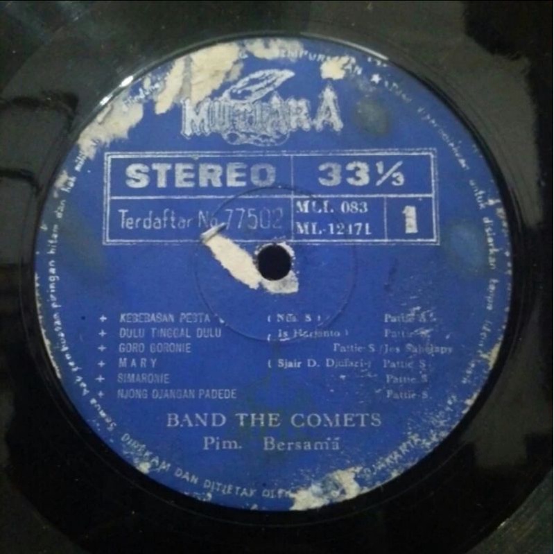 Vinyl Piringan Hitam PH 12&quot; Band The Comets