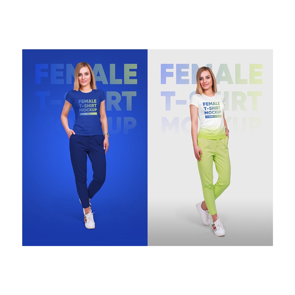 Female T-Shirt Mockups Vol 4 Part 2