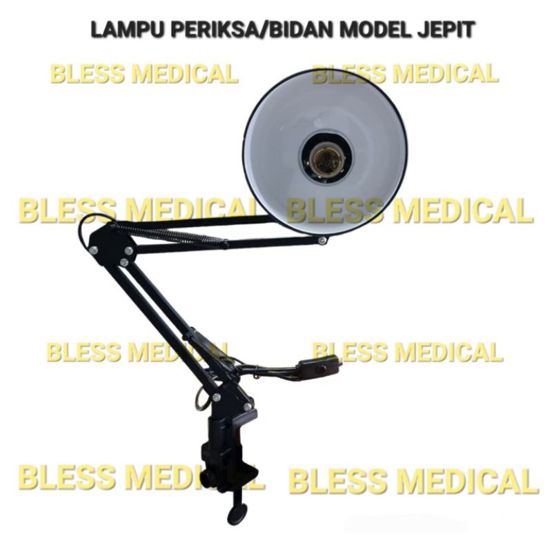 Lampu Periksa/Bidan/Meja Resusitasi Model Jepit