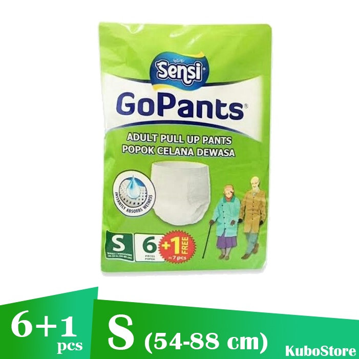 Sensi GoPants MINI Diaper Popok Dewasa Model Celana Adult Go Pants S, M, L, XL