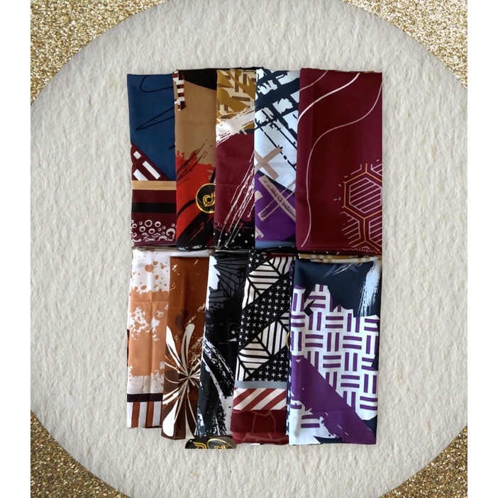 Hijab/Jilbab syar’i segi empat Diamon premium motif 130x130