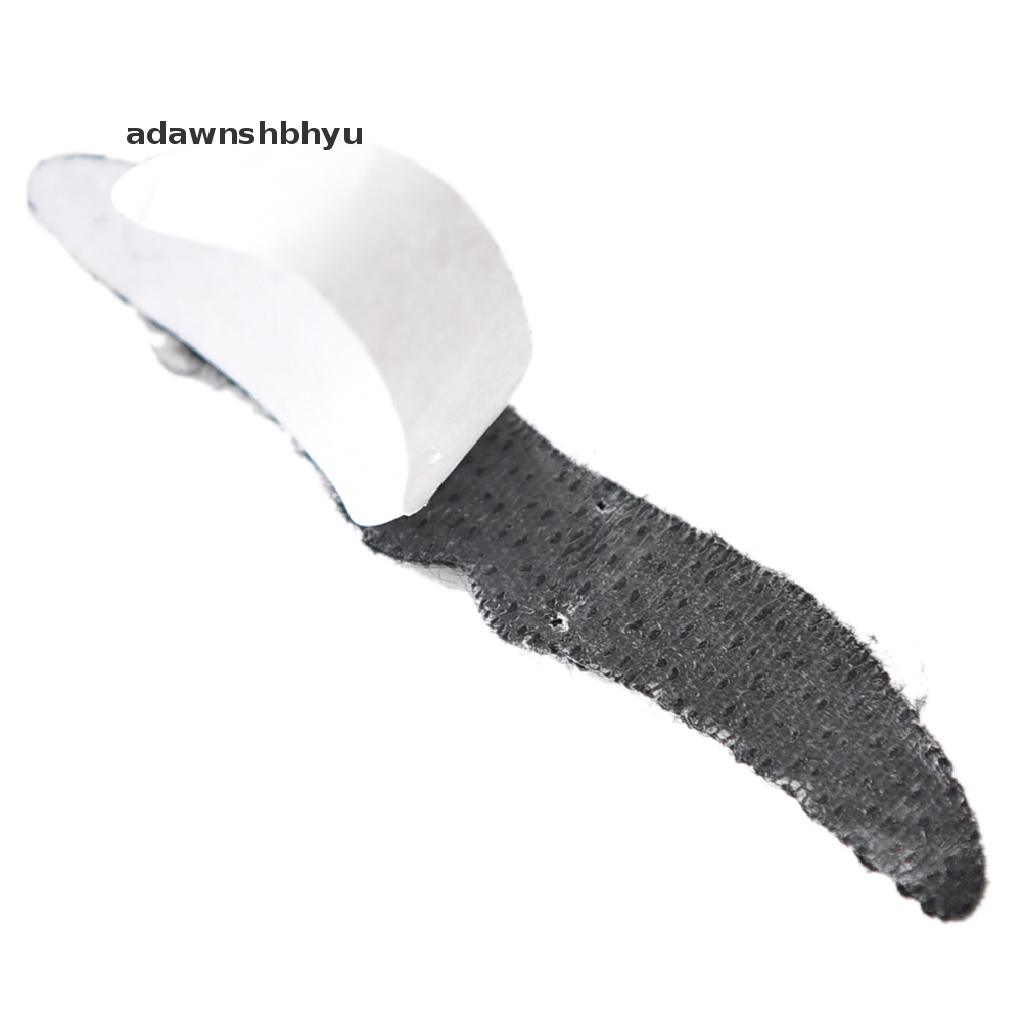 Adawnshbhyu 12PCS Set Pria Hitam Kumis Palsu Kumis Jenggot Lucu Pesta Kostum Halloween ID